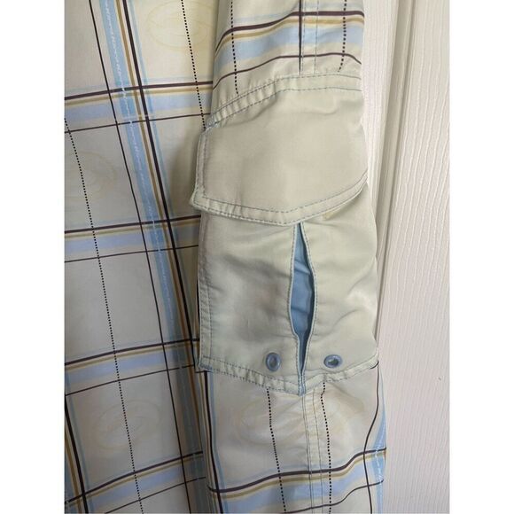 Kirra Mens Yellow Blue Plaid Surfer Board Short Size 36 - Picture 9 of 16